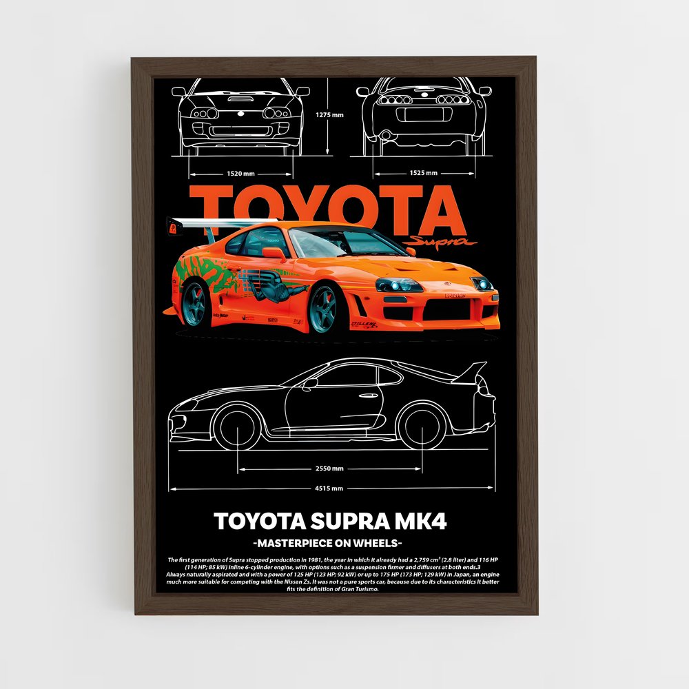 Poster Supra Legend – affiche Toyota (vue 5)